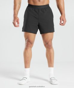 Gymshark Clothing South Africa - Gymshark 315 Woven Shorts Black Men 6464T4547