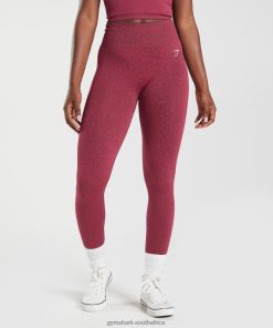 Gymshark Clothing South Africa - Gymshark Adapt Animal Seamless Leggings Reef | Cherry Brown Women 6464T4299