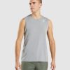 Gymshark Clothing South Africa - Gymshark Arrival Seamless Tank Grey Men 6464T4943