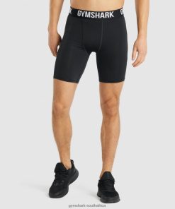 Gymshark Clothing South Africa - Gymshark Element Baselayer Shorts Black Men 6464T41027