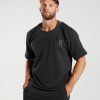 Gymshark Clothing South Africa - Gymshark Power Washed Rag Top Black Men 6464T4659