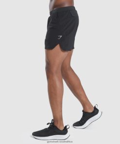 Gymshark Clothing South Africa - Gymshark Speed Evolve 5 Shorts Black Men 6464T4519