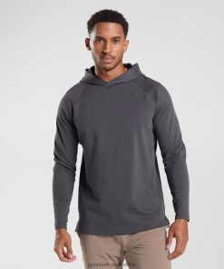 Gymshark Clothing South Africa - Gymshark Studio Hoodie Onyx Grey Men 6464T4867