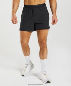 Gymshark Sale South Africa - Gymshark Apex 5 Hybrid Shorts Black Men 6464T4548