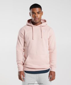 Gymshark Sale South Africa - Gymshark Crest Hoodie Misty Pink Men 6464T4812