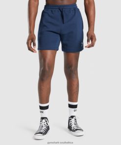Gymshark Sale South Africa - Gymshark Crest Shorts Navy Men 6464T4520