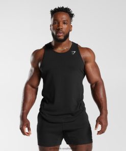Gymshark Sale South Africa - Gymshark Critical 2.0 Tank Black Men 6464T4924