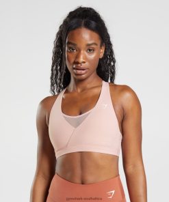 Gymshark Sale South Africa - Gymshark Crossover Sports Bra Scandi Pink Women 6464T4156