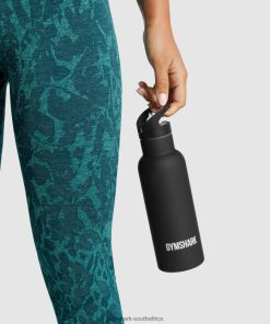 Gymshark Sale South Africa - Gymshark Flip Straw Water Bottle Black Unisex 6464T41115