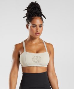 Gymshark Sale South Africa - Gymshark Legacy Sports Bra Pebble Grey Women 6464T4204