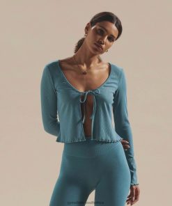 Gymshark Sale South Africa - Gymshark Pause Cardigan Charred Blue Women 6464T4373