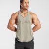 Gymshark Sale South Africa - Gymshark Power Washed Stringer Ecru Brown Men 6464T4976