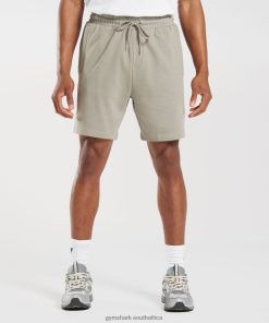 Gymshark Sale South Africa - Gymshark Rest Day Essentials 7 Shorts Ecru Brown Men 6464T4540