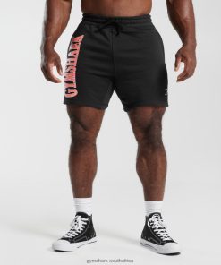 Gymshark Sale South Africa - Gymshark Retrowave Shorts Black Men 6464T4536