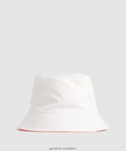 Gymshark Sale South Africa - Gymshark Reversible Bucket Hat White/Orange/Peach Unisex 6464T41139