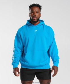 Gymshark Sale South Africa - Gymshark Slice Hoodie Electric Blue Men 6464T4880