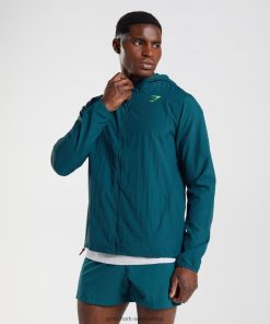 Gymshark Sale South Africa - Gymshark Sport Windbreaker Winter Teal Men 6464T4816