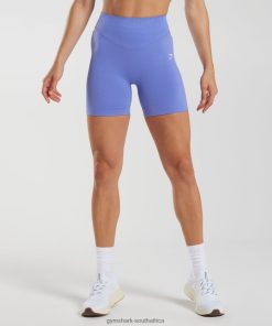Gymshark Sale South Africa - Gymshark Sweat Seamless Shorts Grape Blue Women 6464T417