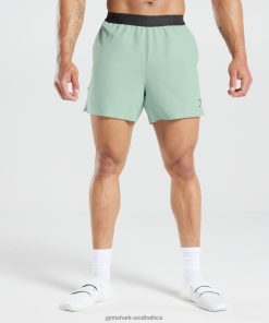 Gymshark South Africa - Gymshark 315 Woven Shorts Frost Teal Men 6464T4545