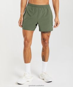 Gymshark South Africa - Gymshark Arrival 5 Shorts Core Olive Men 6464T4517