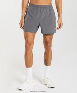 Gymshark South Africa - Gymshark Arrival 5 Shorts Silhouette Grey Men 6464T4525