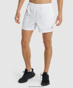 Gymshark South Africa - Gymshark Arrival 5 Shorts White Men 6464T4553