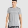 Gymshark South Africa - Gymshark Arrival Graphic T-Shirt Smokey Grey Men 6464T4665