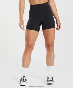 Gymshark South Africa - Gymshark GS Power Original Tight Shorts Black Women 6464T41