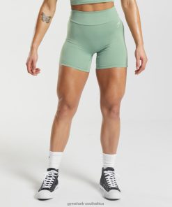 Gymshark South Africa - Gymshark GS Power Original Tight Shorts Desert Sage Green Women 6464T410
