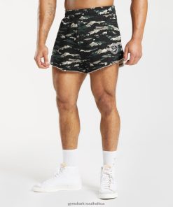 Gymshark South Africa - Gymshark Legacy Shorts Obsidian Green Men 6464T4557