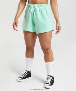 Gymshark South Africa - Gymshark Legacy Shorts Turbo Blue Women 6464T469