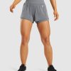 Gymshark South Africa - Gymshark Vital Seamless 2.0 2-in-1 Shorts Smokey Grey Marl Women 6464T497