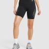 Zapatillas Gymshark - Gymshark Activated Graphic Cycling Shorts Black Women 6464T474