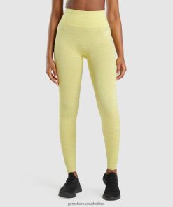 Zapatillas Gymshark - Gymshark Adapt Animal Seamless Leggings Firefly Yellow Women 6464T4260