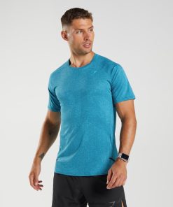 Zapatillas Gymshark - Gymshark Apex T-Shirt Atlantic Blue/Shark Blue Men 6464T4682