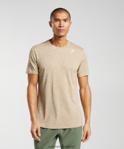 Zapatillas Gymshark - Gymshark Arrival Marl T-Shirt Toasted Brown/Camel Brown Marl Men 6464T4782