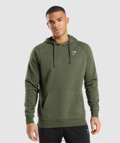 Zapatillas Gymshark - Gymshark Crest Hoodie Core Olive Men 6464T4806