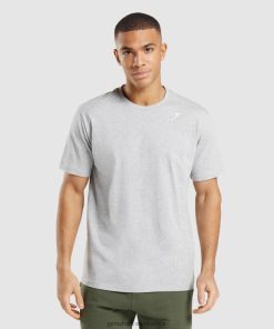 Zapatillas Gymshark - Gymshark Crest T-Shirt Light Grey Marl Men 6464T4582