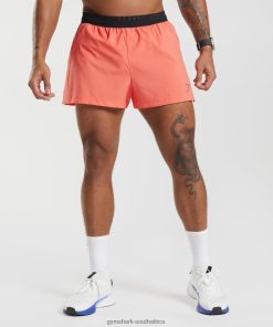 Zapatillas Gymshark - Gymshark Sport Run 3 Shorts Aerospace Orange Men 6464T4526