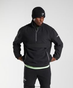 Zapatillas Gymshark - Gymshark Vibes Fleece 1/4 Zip Black Men 6464T4858